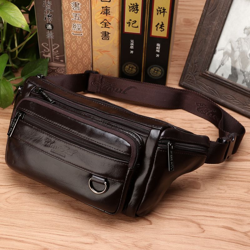 Leatherwork Fasteners - Hommes taille Fanny sacs fronde poitrine