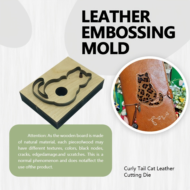 Leatherwork Embossing - Outil de découpe de cuir, tampon