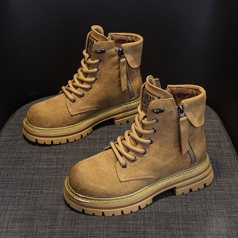 Youtube Leatherwork - 2025 bottes courtes en cuir givré