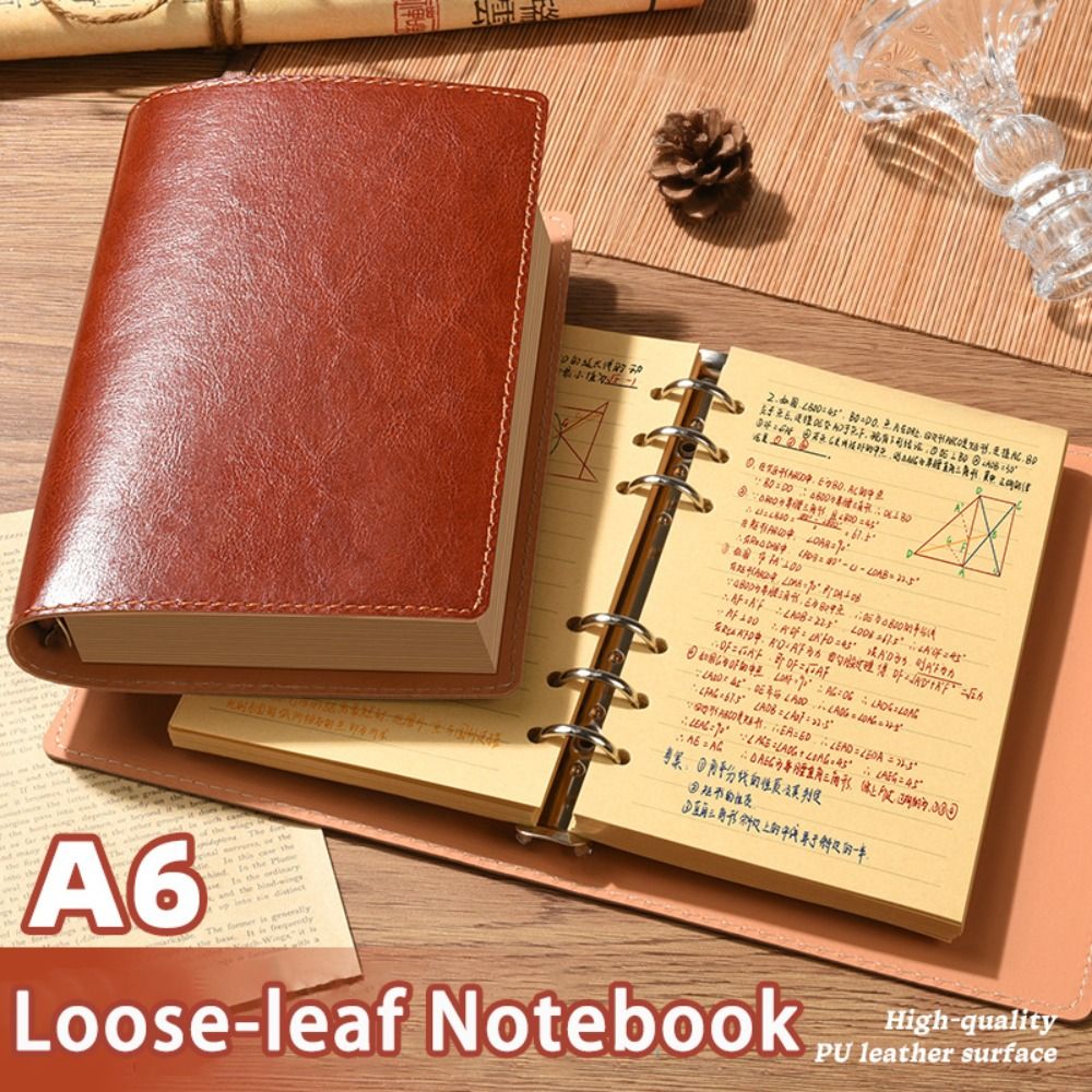Leather Work Notepad - Nouveau carnet A5/A6 à feuilles mobiles