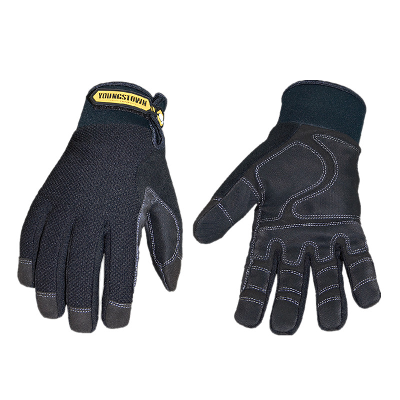 Leather Work Winter Gloves - Gants de travail 100% imperméables, coupe-vent,