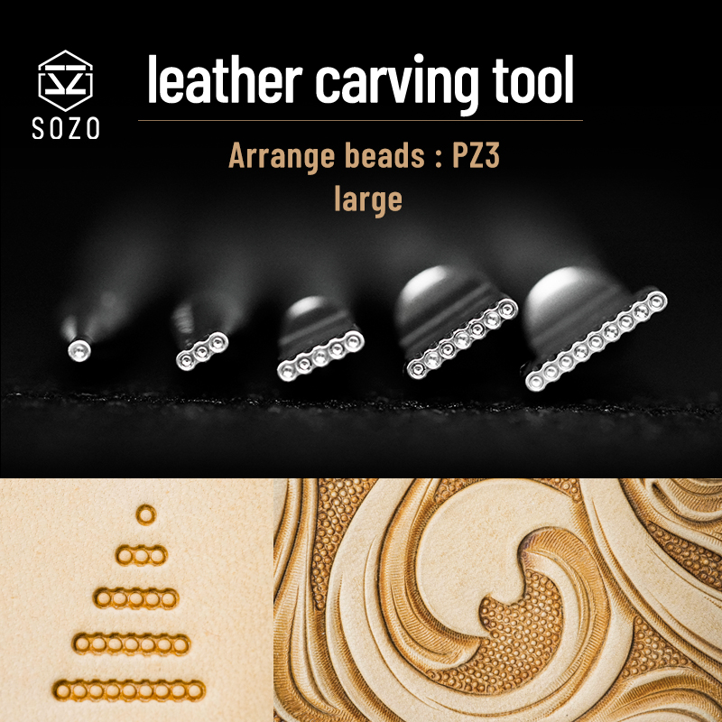 Leatherwork Embossing - SOZO PZ3-Outil de gaufrage en cuir