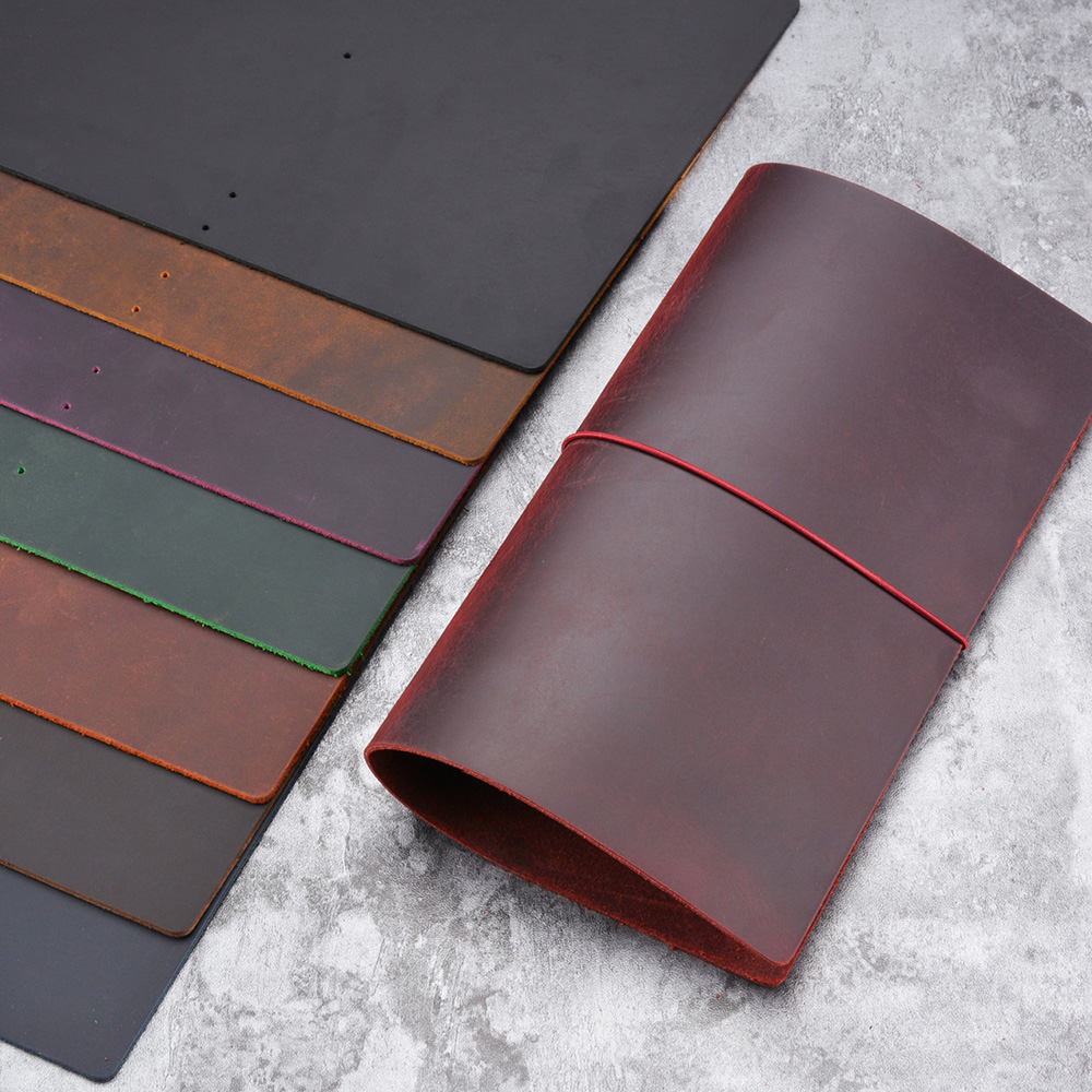 Leather Work Notepad - Couverture de carnet de notes en