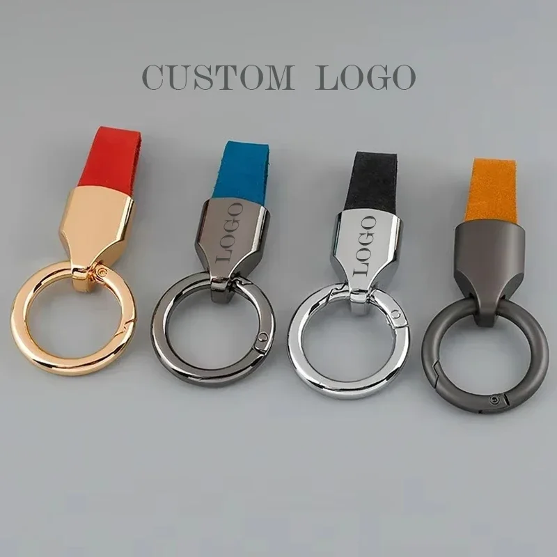 Leatherwork Keychain - Porte-Clés Rétro Vintage en Cuir NuSO