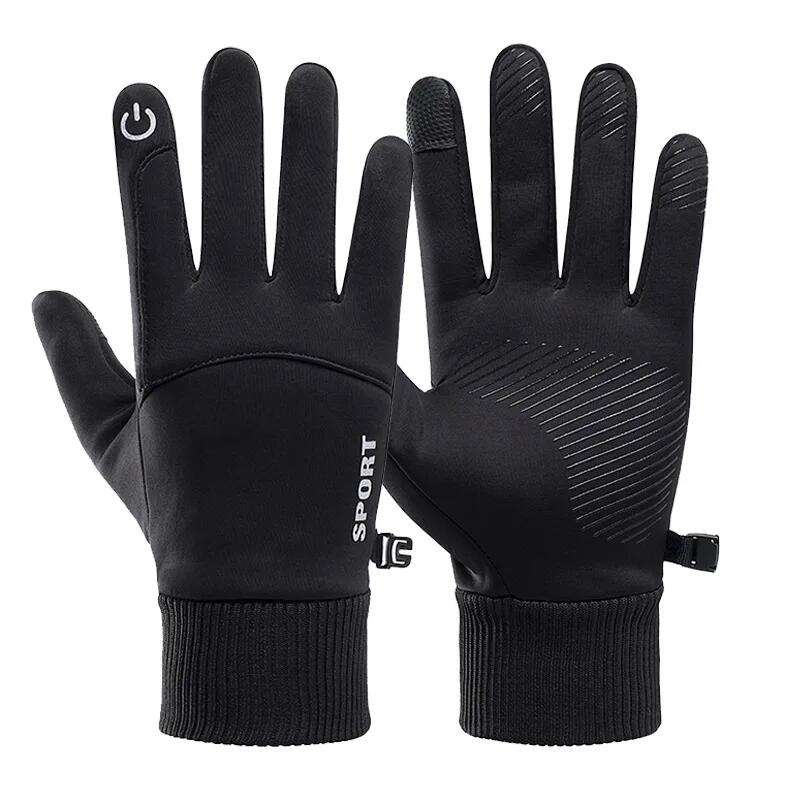Leather Work Winter Gloves - Gants d'hiver chauds à écran tactile,