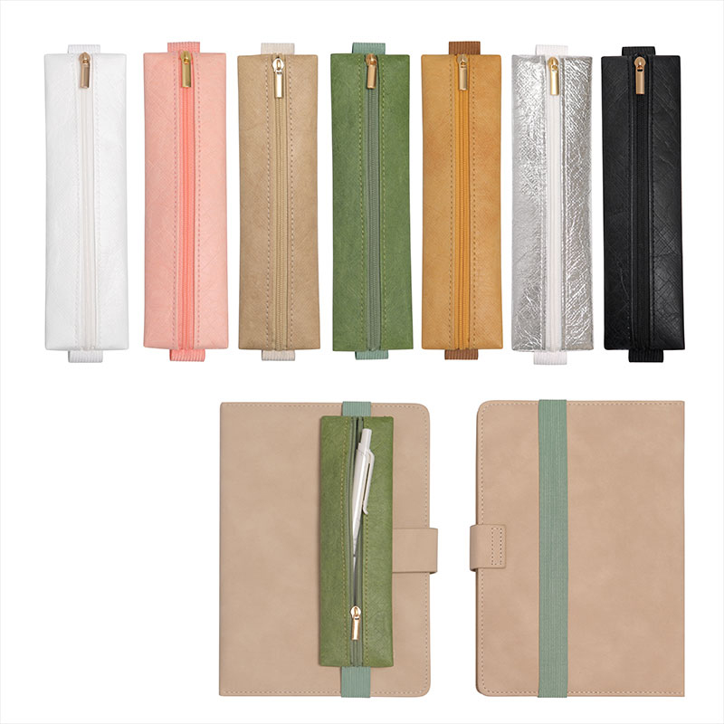 Leather Work Notepad - Porte-stylo à bande élastique réglable, 1