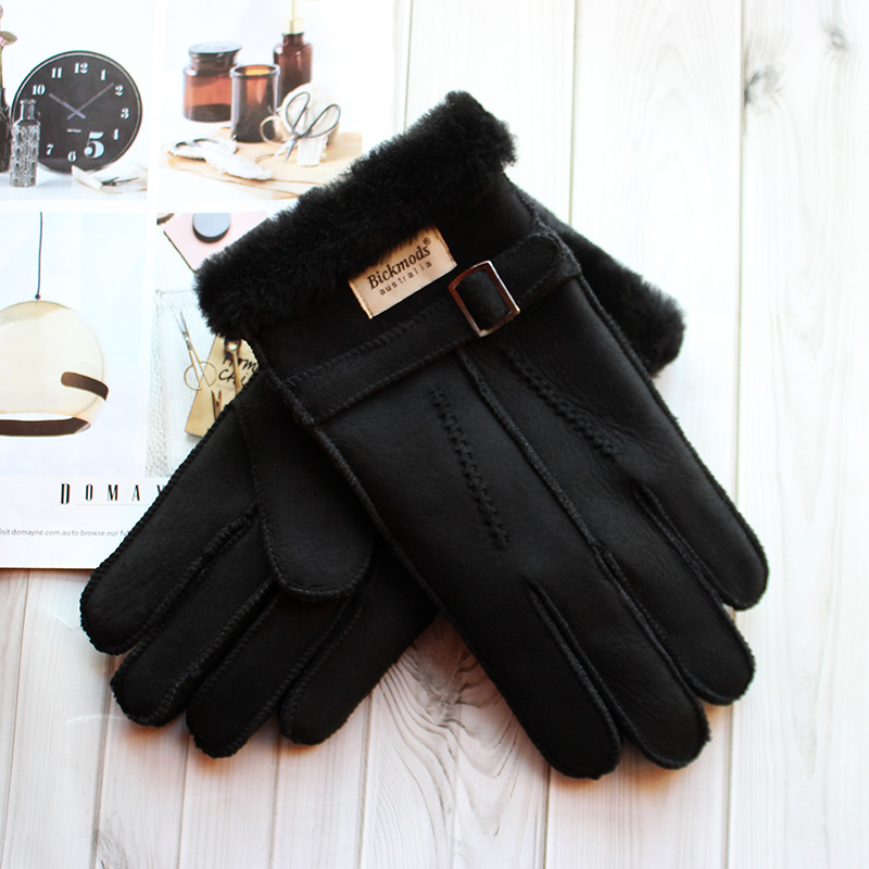 Gants en fourrure de mouton po - Leather Work Winter Gloves avis et prix