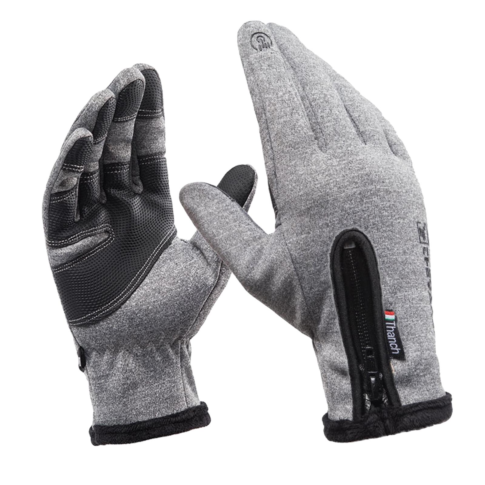 Gants de cyclisme coupe-vent,  - Leather Work Winter Gloves avis et prix