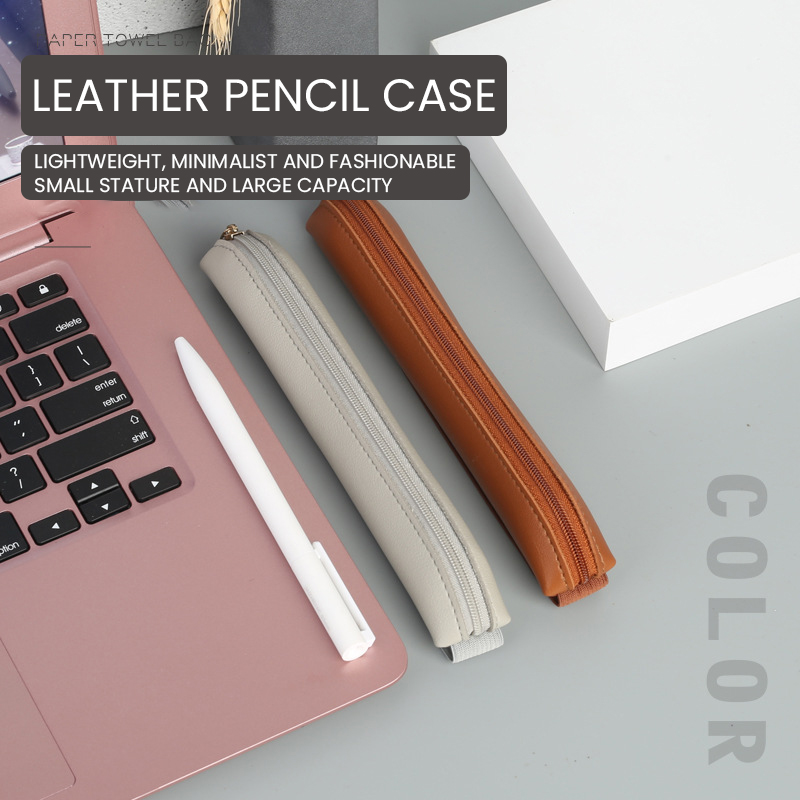 Porte-stylo en cuir PU avec fe - Leather Work Notepad avis et prix
