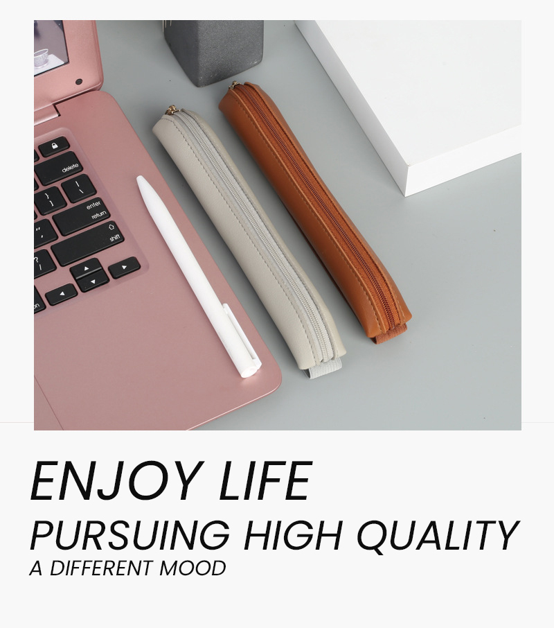 Porte-stylo en cuir PU avec fe - Leather Work Notepad avis et prix