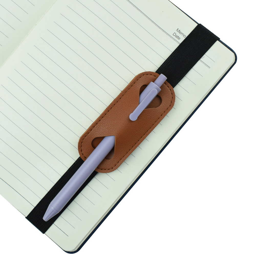 Bande élastique porte-stylo en - Leather Work Notepad avis et prix