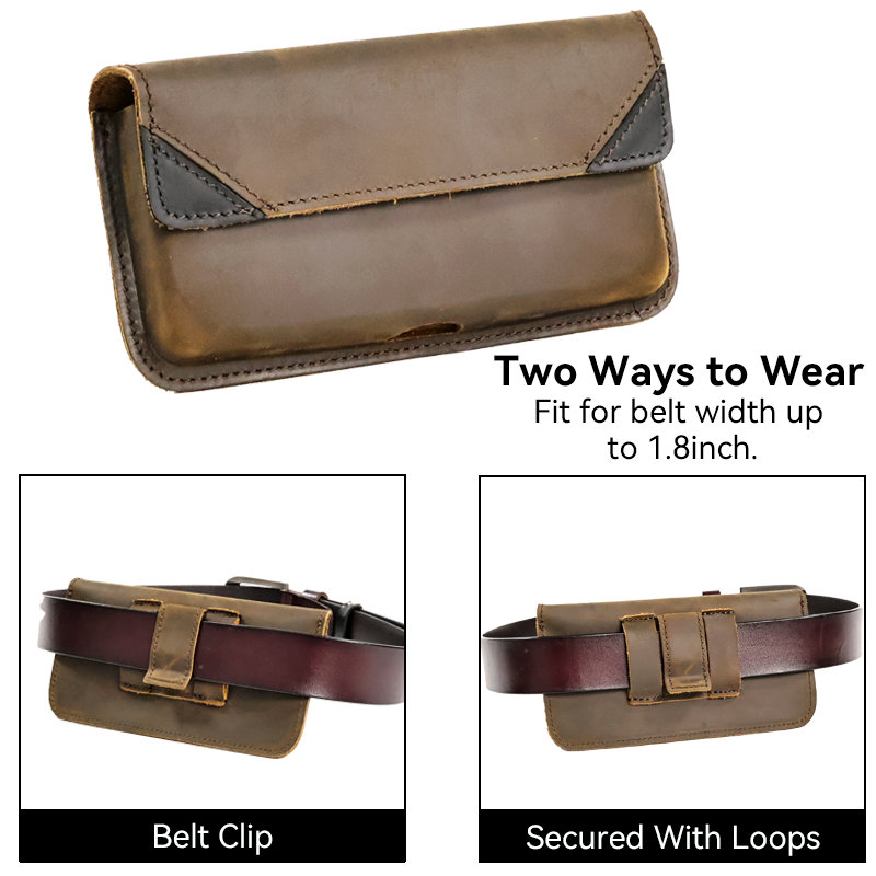 Sac banane en cuir véritable p - Leatherwork Fasteners avis et prix