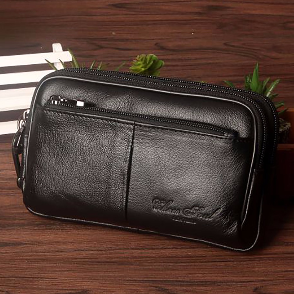 Pochette en cuir véritable pou - Leatherwork Fasteners avis et prix