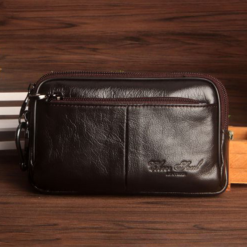 Pochette en cuir véritable pou - Leatherwork Fasteners avis et prix