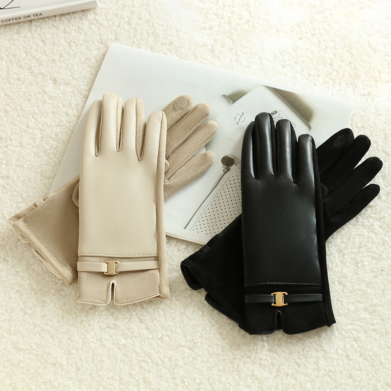 1 paire de gants pour femmes e - Leather Work Winter Gloves avis et prix