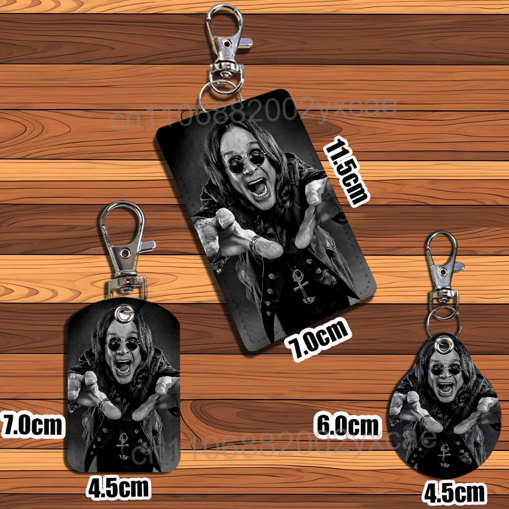 Porte-cartes noir Ozzy pour ca - Leatherwork Keychain avis et prix