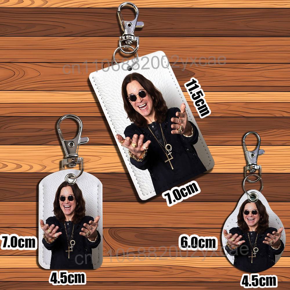 Porte-cartes noir Ozzy pour ca - Leatherwork Keychain avis et prix