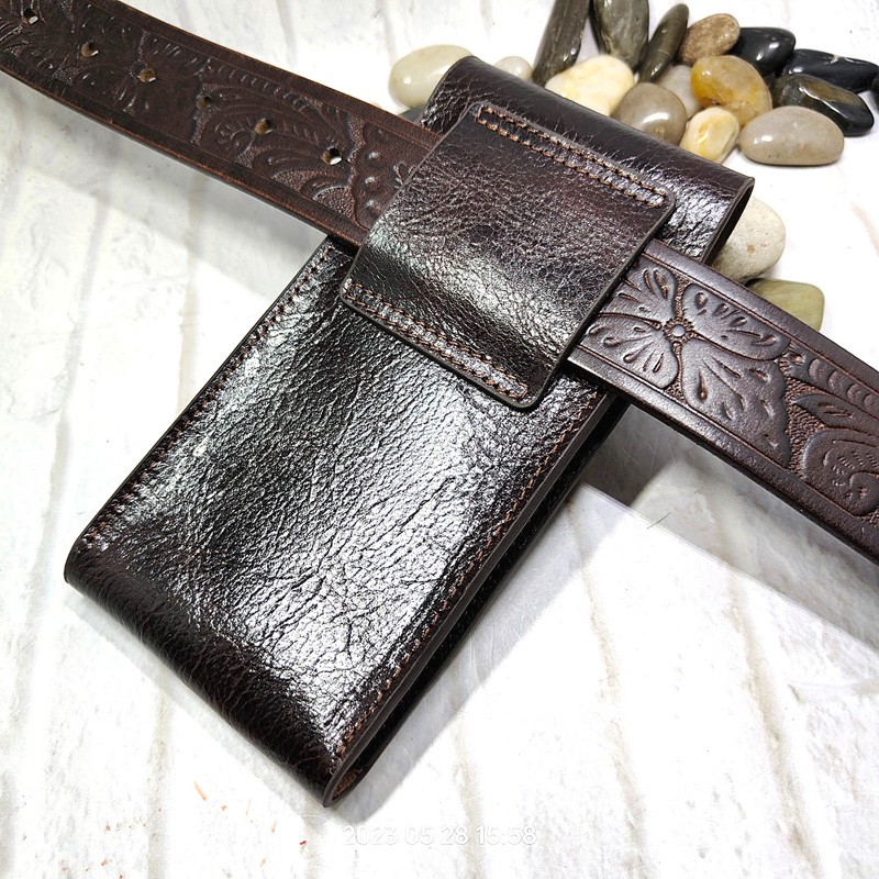 Sac de taille en cuir véritabl - Leatherwork Fasteners avis et prix