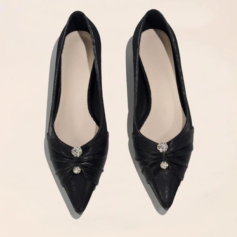 Chaussures plates en cuir soup - Leatherwork In French avis et prix