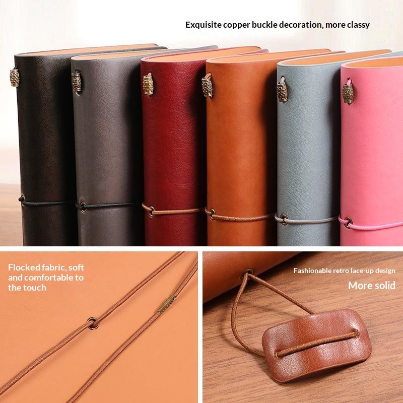 Carnet vintage en cuir PU, rec - Leather Work Notepad avis et prix