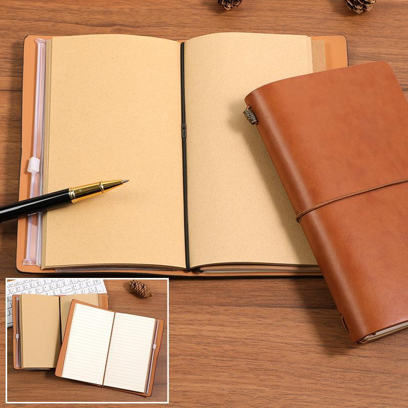 Carnet vintage en cuir PU, rec - Leather Work Notepad avis et prix