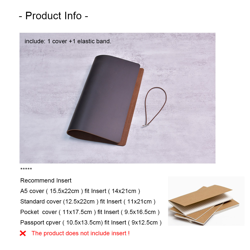 Couverture de carnet de notes  - Leather Work Notepad avis et prix