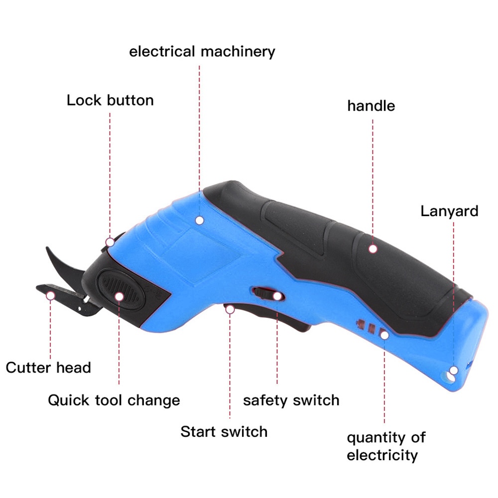 Ciseaux électriques 3.6V, Mach - Leatherwork Projects avis et prix