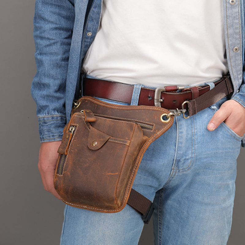 Sac de taille Vintage en cuir  - Leatherwork Fasteners avis et prix
