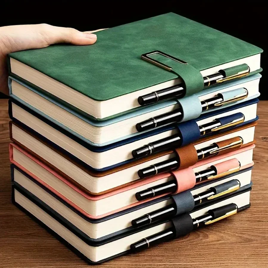 1 carnet en cuir A5 vintage à  - Leather Work Notepad avis et prix
