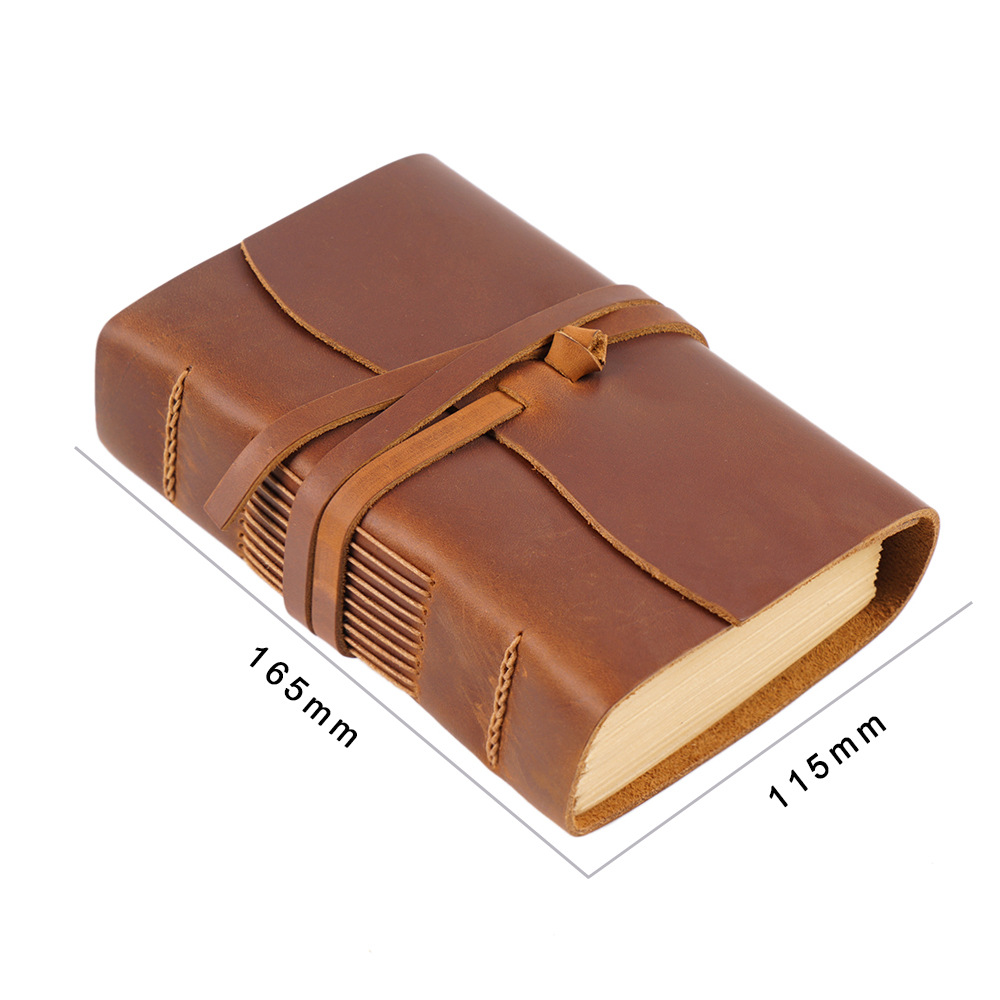Carnet de notes en cuir marron - Leather Work Notepad avis et prix