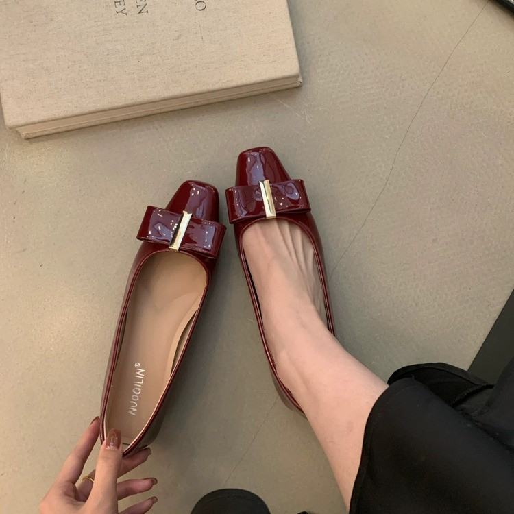 Chaussures plates à bout carré - Leatherwork In French avis et prix